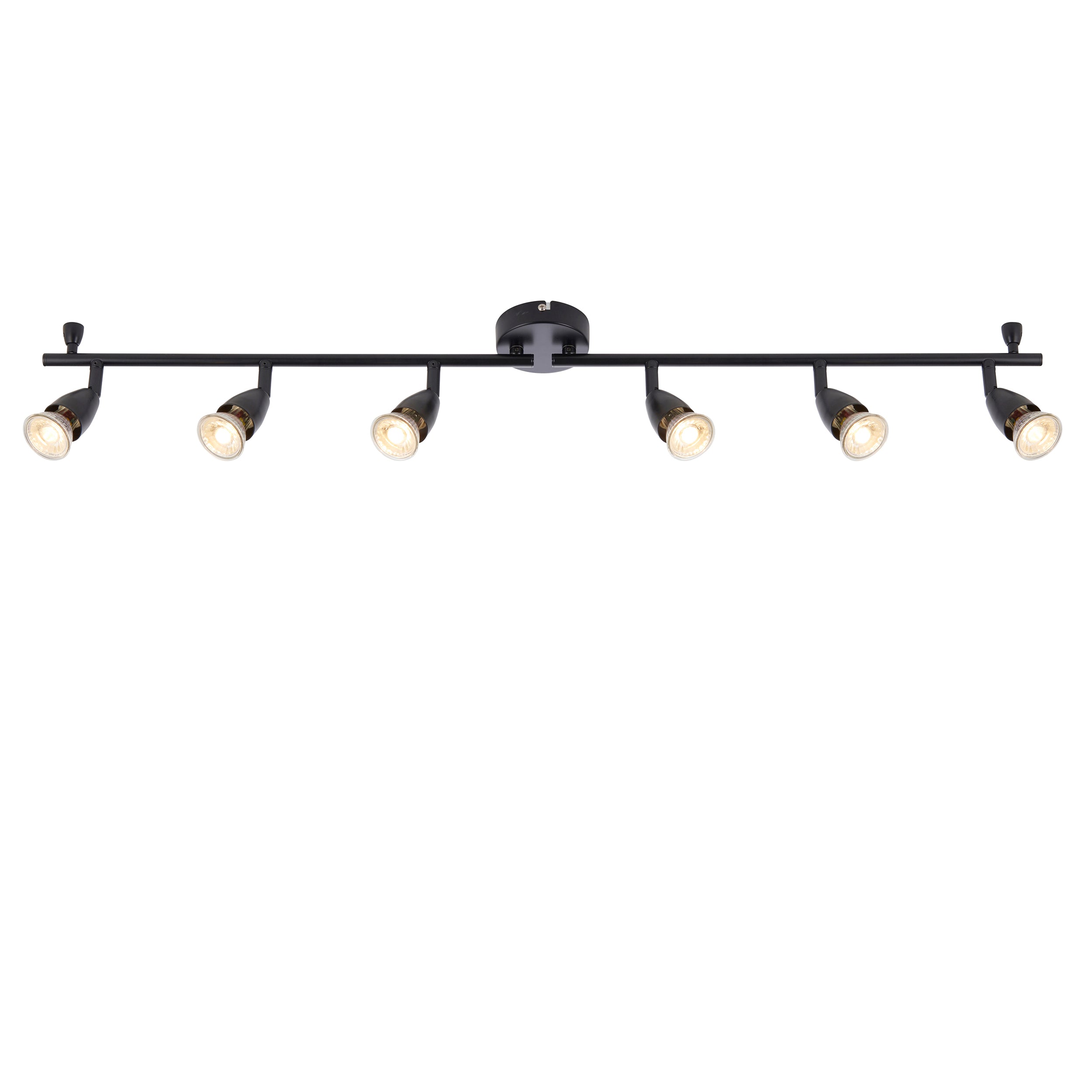 Saxby Lighting Amalfi 6lt Bar - Black 101332