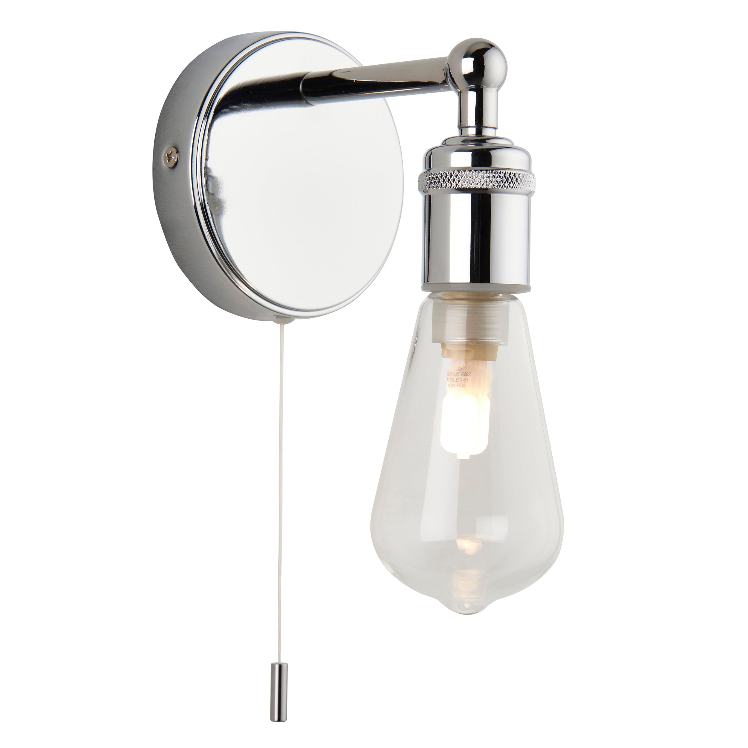 Saxby Lighting Ori 1lt Wall 3.5W IP44 - Chrome 120815