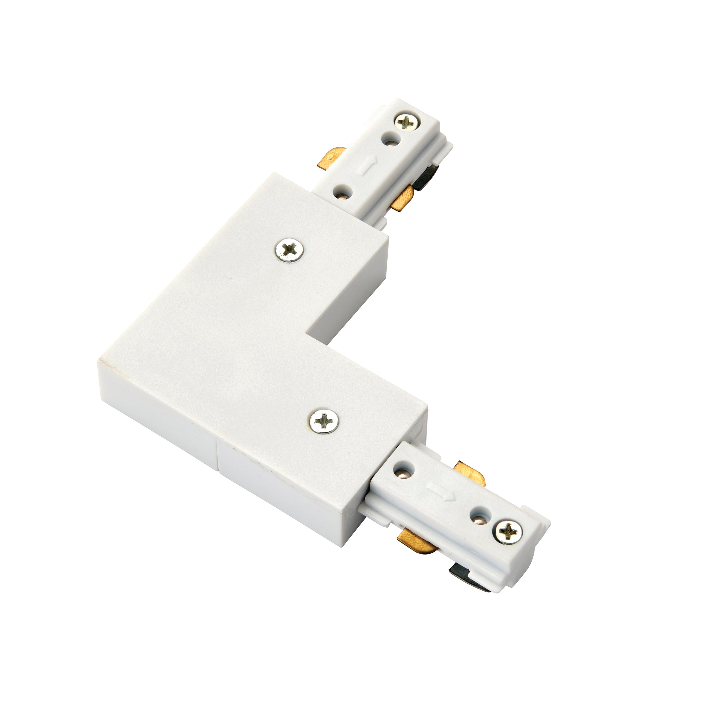 Saxby Lighting Track L Connector - White 3TRAWL
