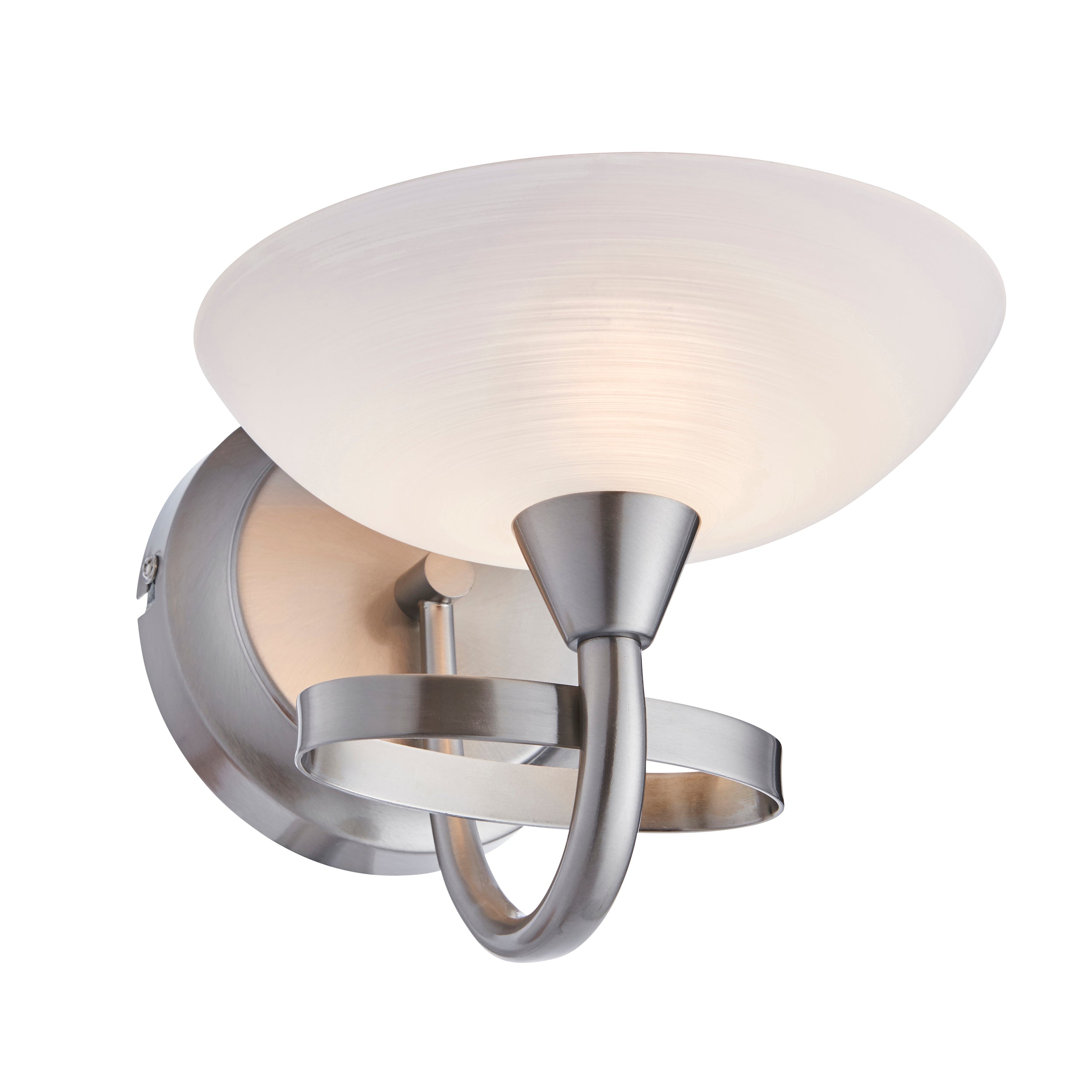 Endon Cagney 1lt Wall Light CAGNEY-1WBSC