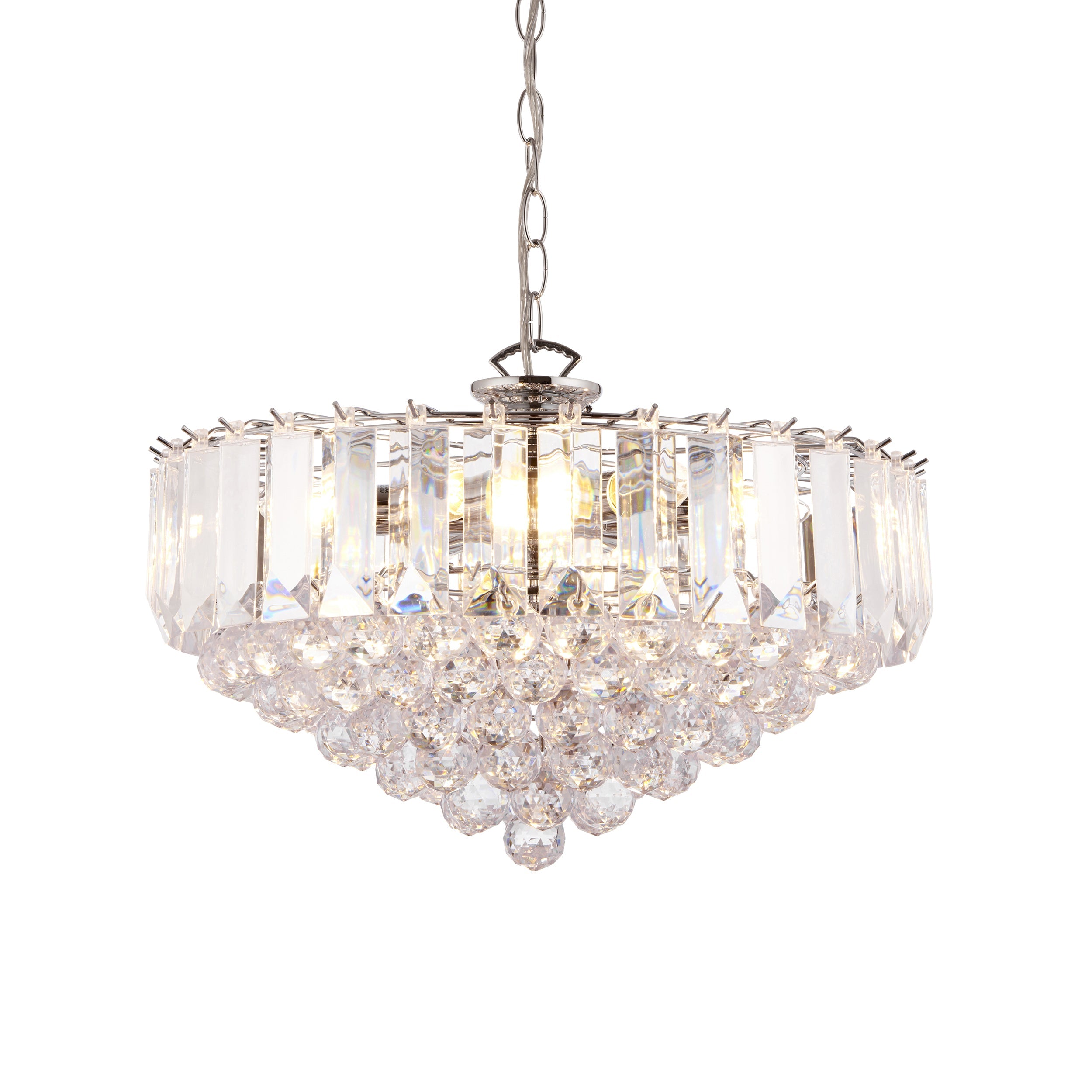 Endon Fargo 6lt Pendant Light FARGO-18CH