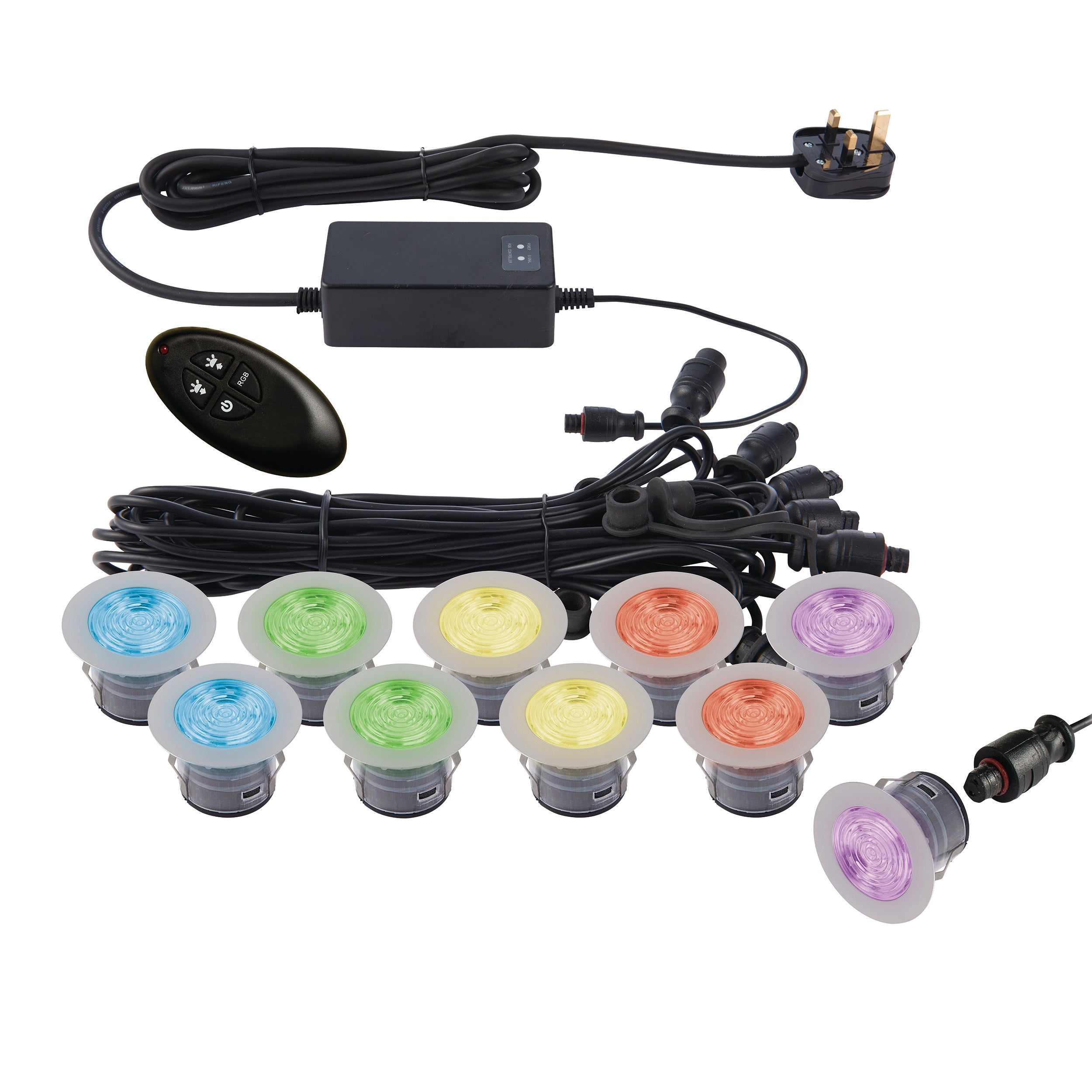 Saxby Lighting IkonPRO 45mm kit IP67 1.5W RGB 59138