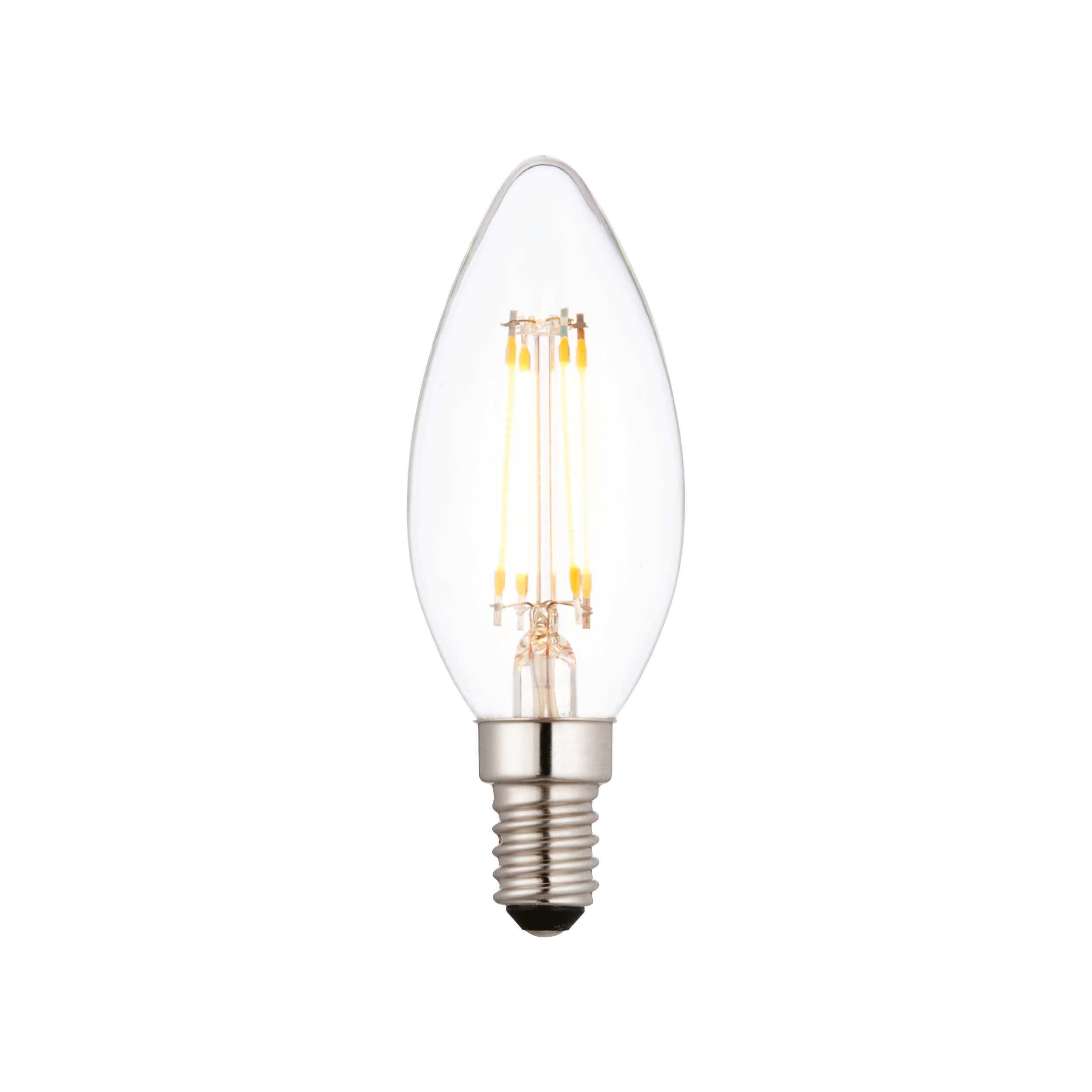 Saxby Lighting E14 LED FILAMENT CANDLE 4.5W | 470LM | 104LM/W | 2700K | Dimmable 76798