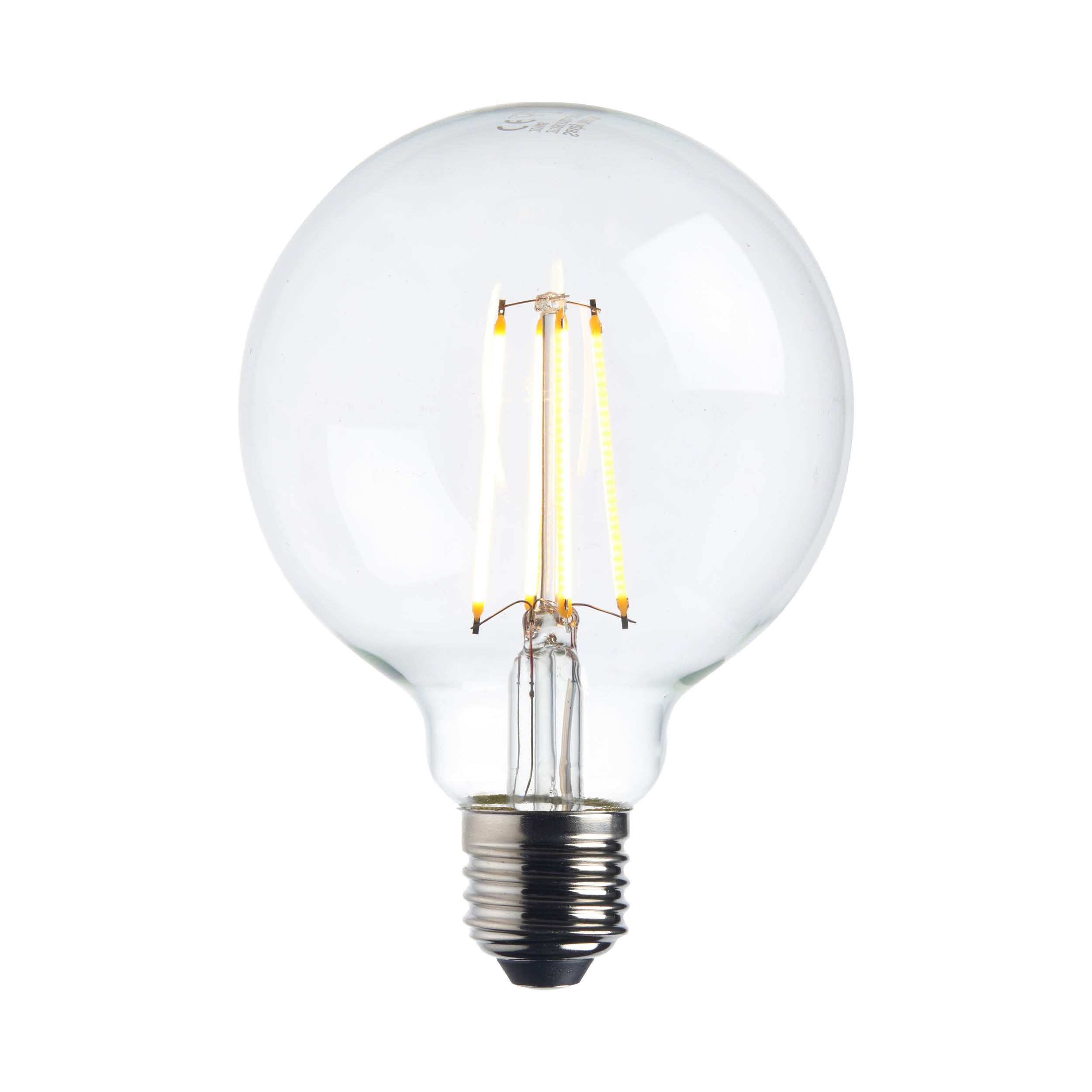 Saxby Lighting E27 LED FILAMENT GLOBE 95MM 7W | 810LM | 116LM/W | 2700K | Dimmable 76801