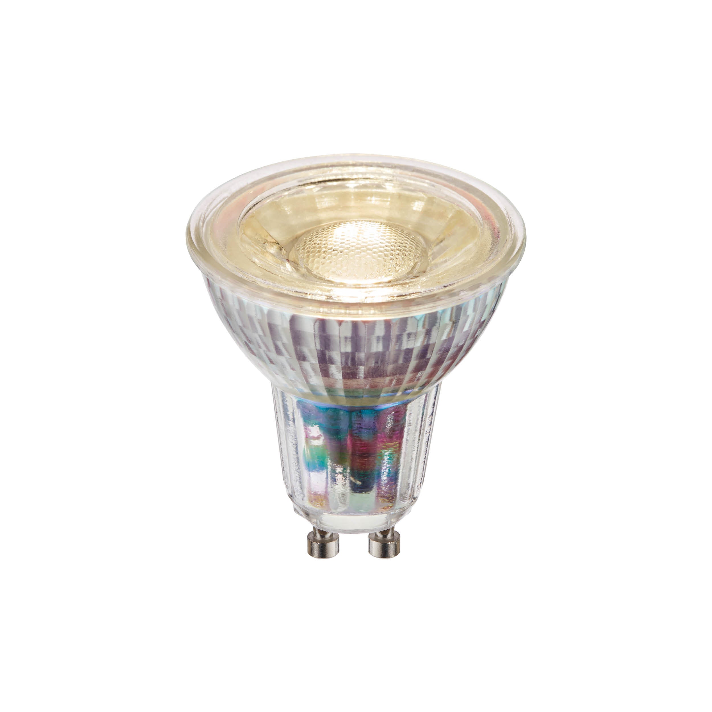 Saxby Lighting GU10 GLASS LED 6W | 470LM | 78LM/W | 3000K | 38 Beam Angle - Dimmable 90982