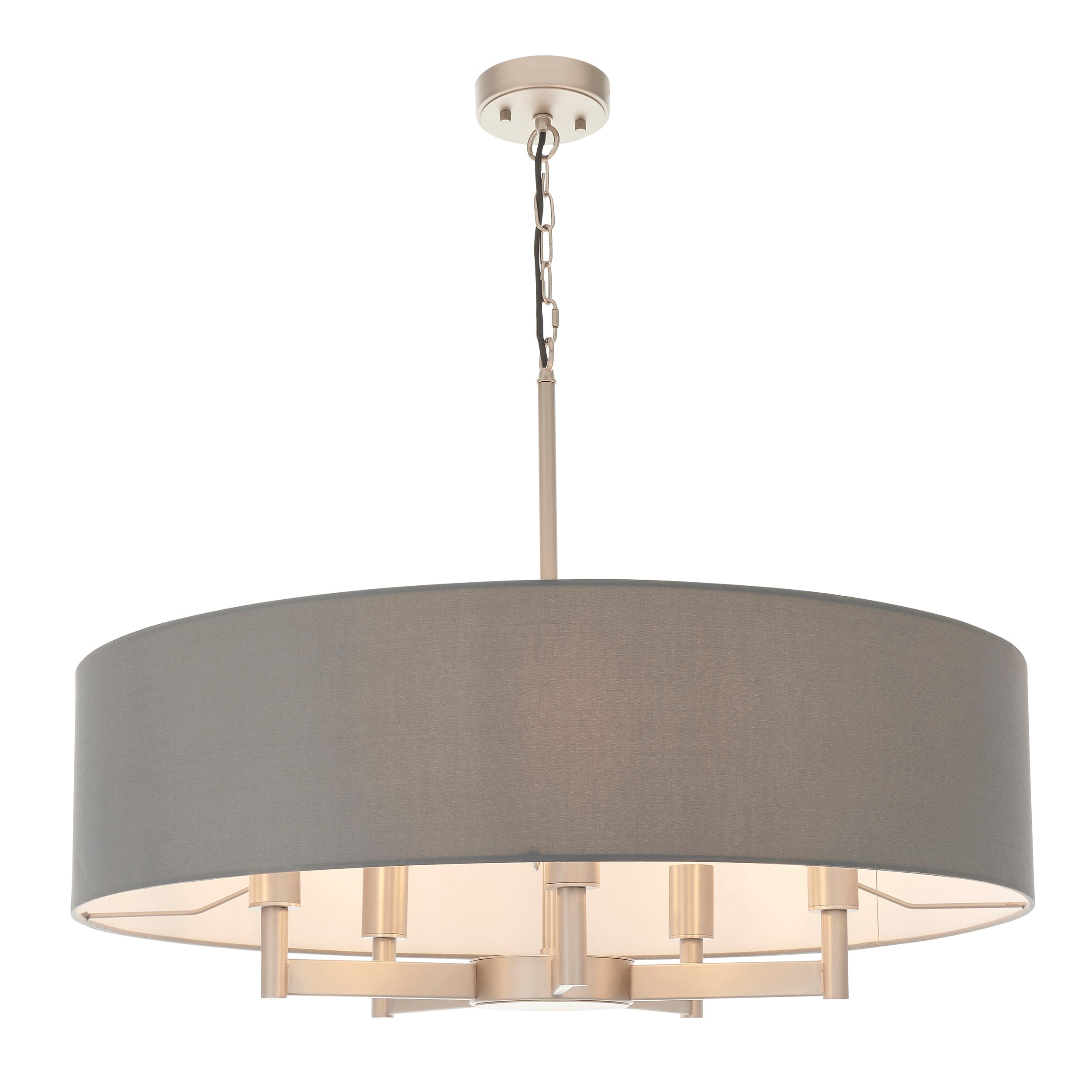 Endon Grande 5 Light Grey Pendant 81002