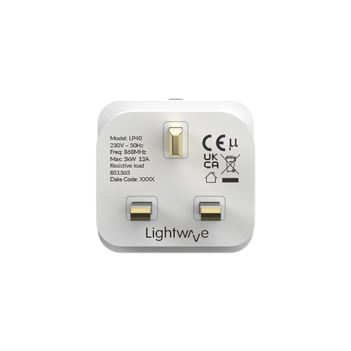 Smart Plug-in with Energy Monitoring LP40
