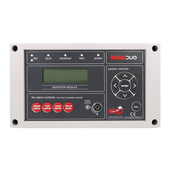 ESP 2 Wire Fire Repeater Panel MAGDUOREP
