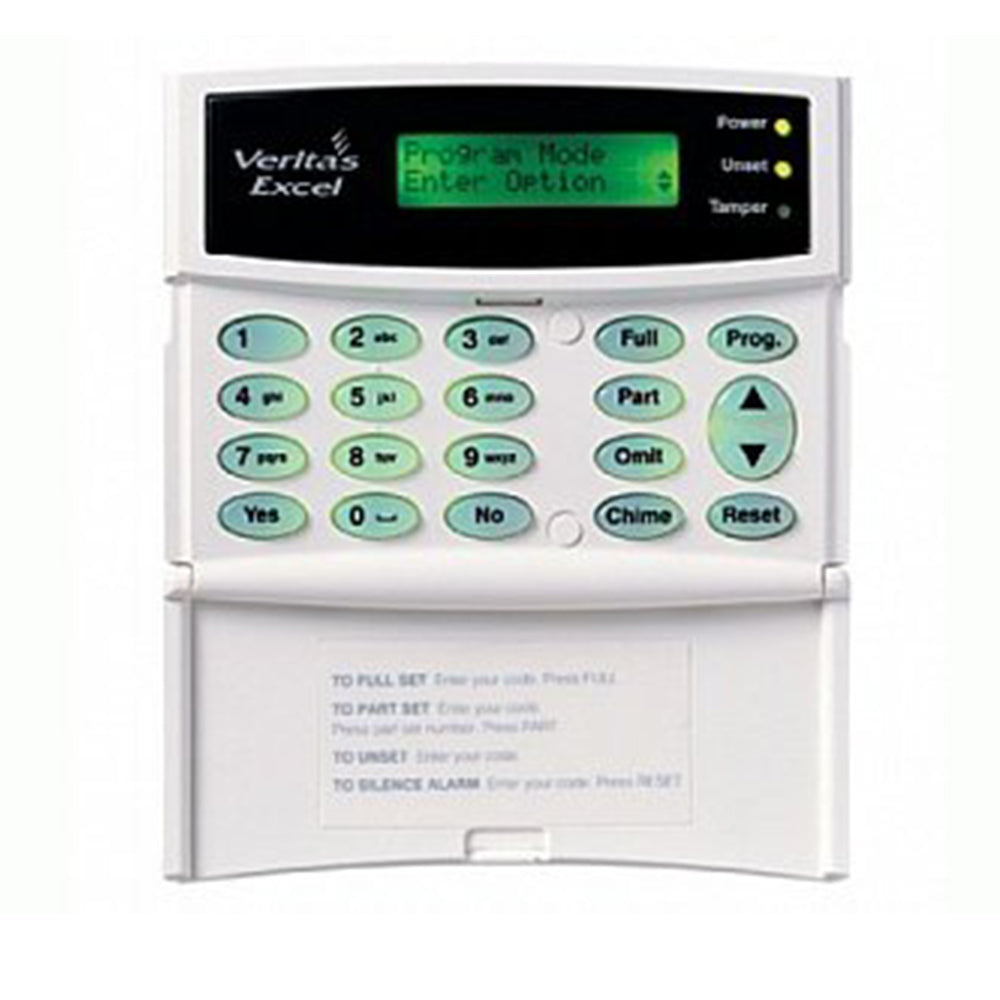 Texecom Veritas Excel LCD Remote Keypad DCB-0001