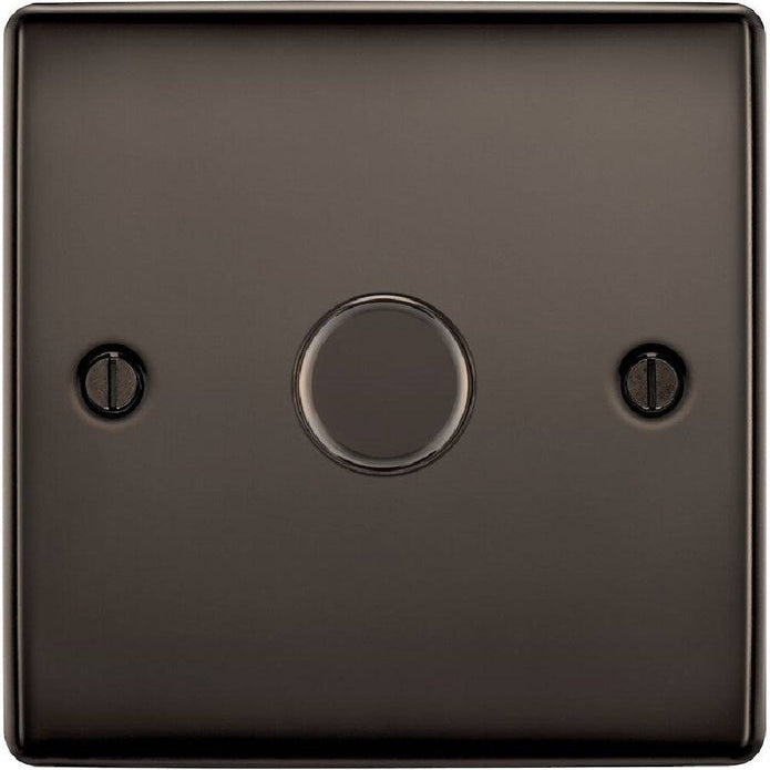 BG Nexus Metal Black Nickel 1G Dimmer Switch NBN81