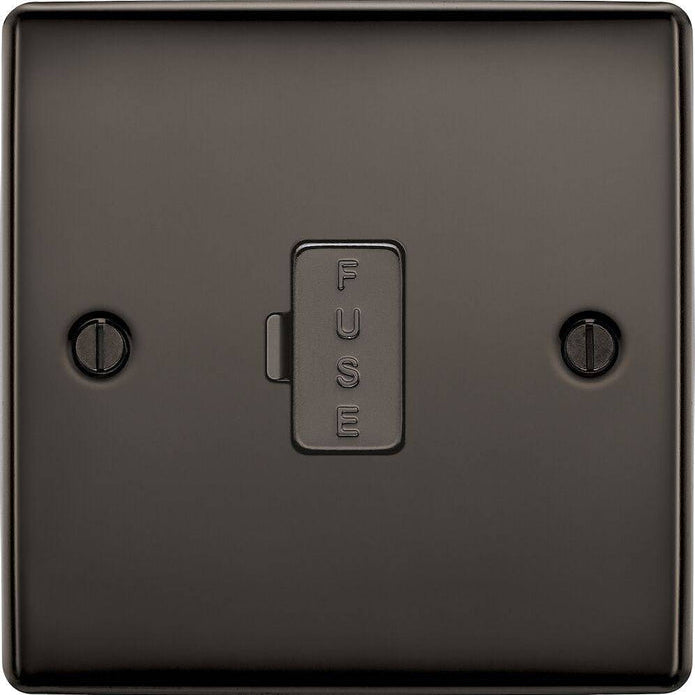 BG Nexus Metal Black Nickel 13A Unswitched Spur NBN54