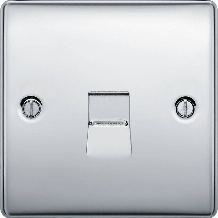 BG Nexus Metal Polished Chrome Master Telephone Socket NPCBTM1