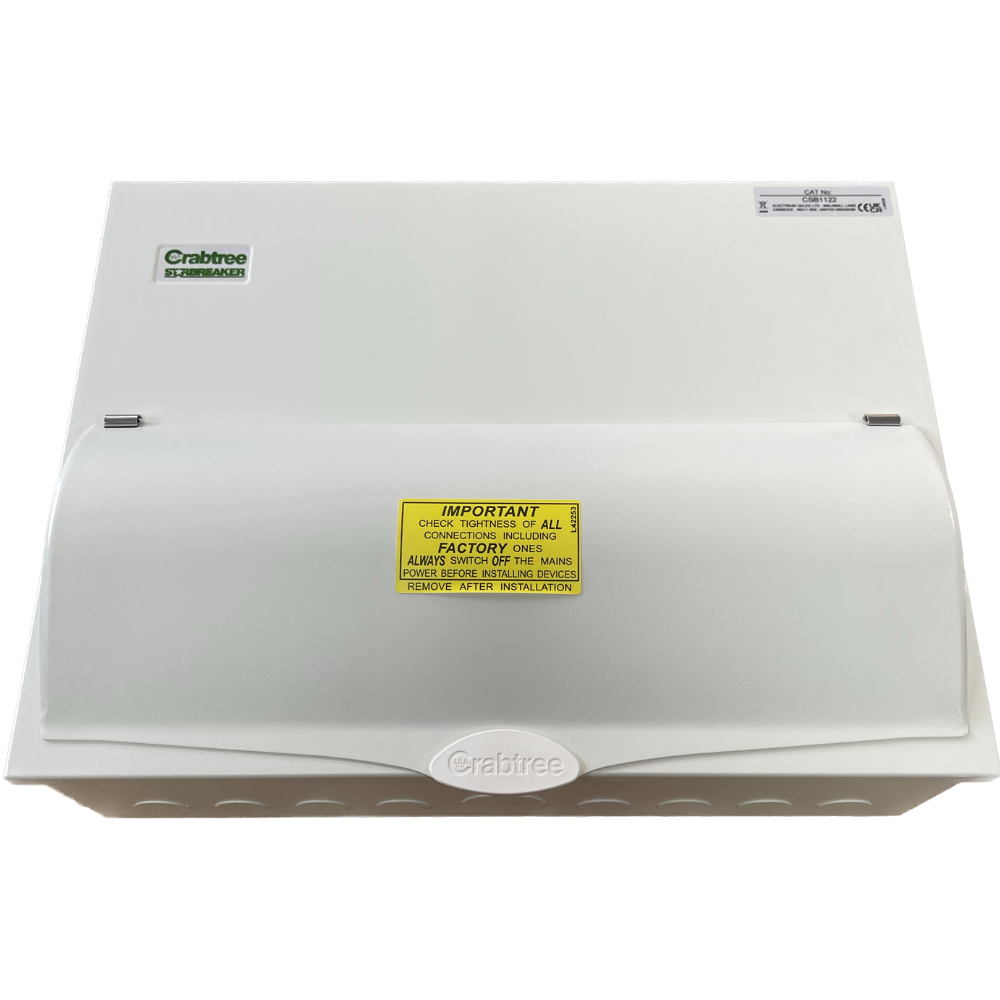 Crabtree Starbreaker 12 Way Consumer Unit CSB1122 with spd