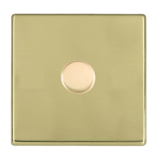 Hamilton 7G211XLEDITB100 Hartland G2 Polished Brass 1 Gang 100W 2 Way LED Push-Type Rotary Dimmer Switch