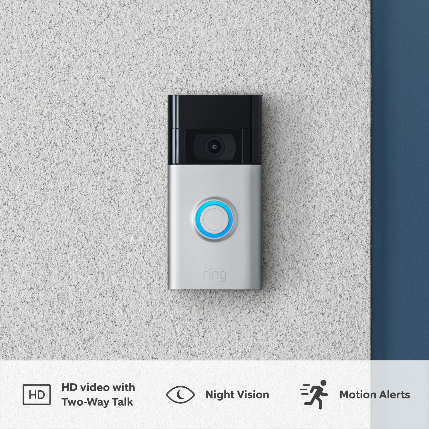 Ring Video Doorbell - Satin Nickel (Gen 2) B0931VRJT5