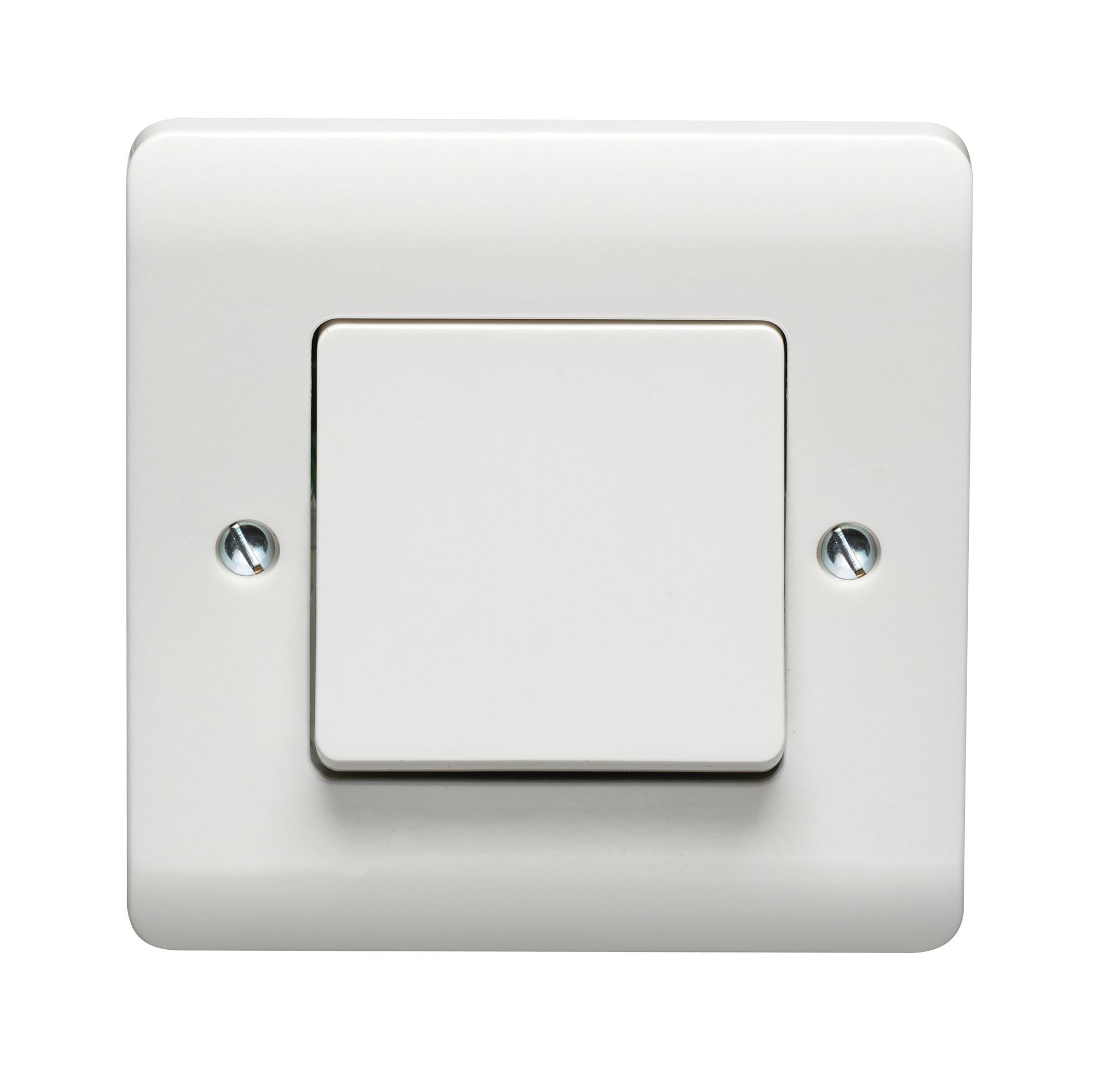 Crabtree Instinct 10Ax 1G 2 Way Switch Large Rockers Cr1182