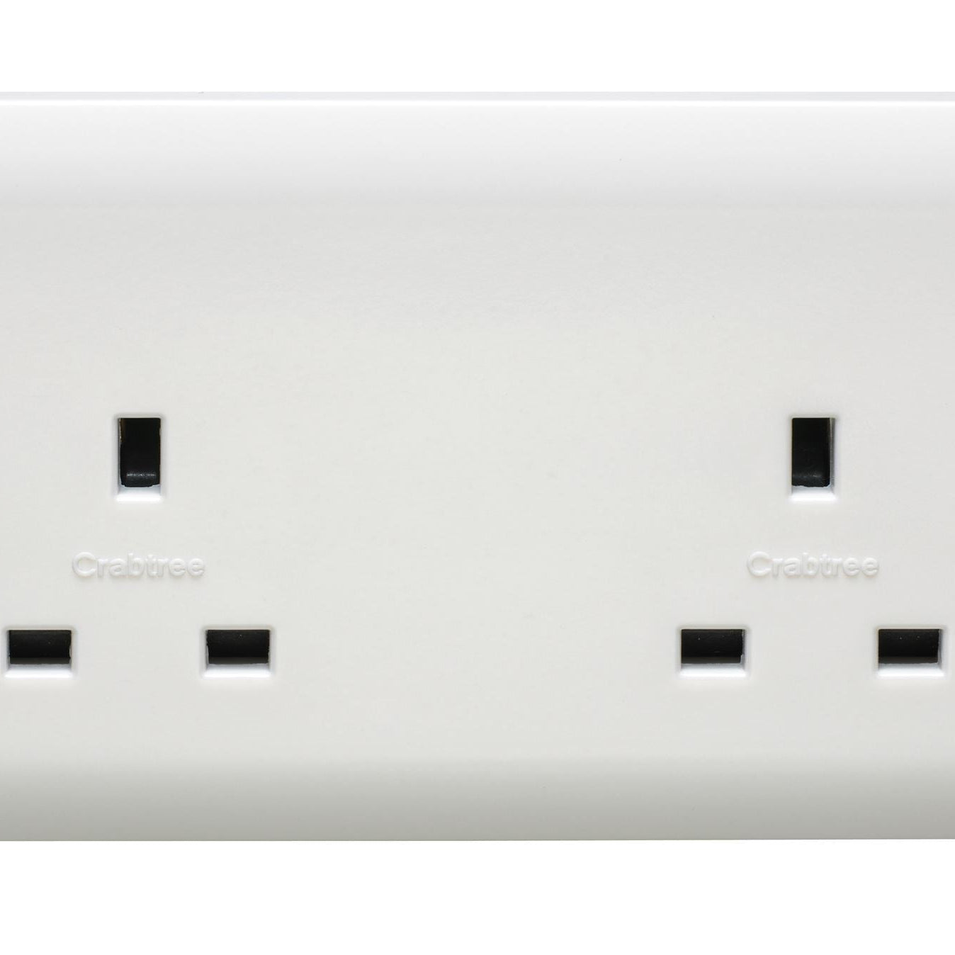 Crabtree Instinct 13A 2G Unswitched Socket Cr1257