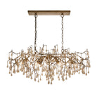 Lightologist Aged gold paint & champagne lustre glass Multi arm lamp Pendant Light WIN13104242