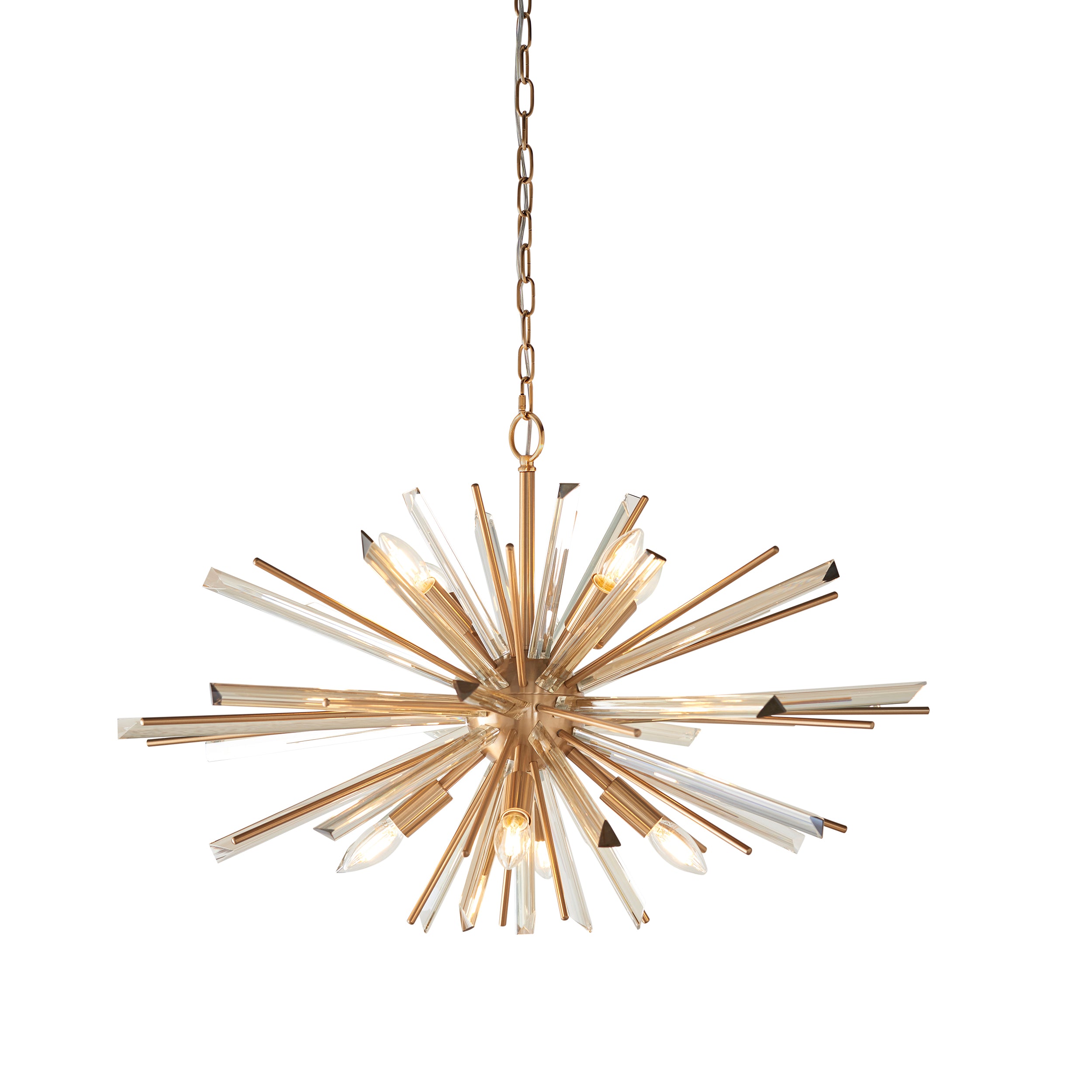 Lightologist Antique brass plate with champagne glass Multi arm lamp Pendant Light WIN1381935