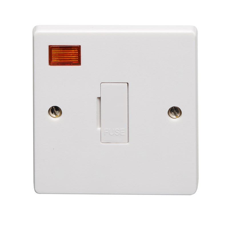 Crabtree Capital White Moulded 13A Unswitched Fused Connection Unit Wi