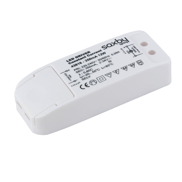 Saxby Lighting LED driver constant current 12W 350mA 43816