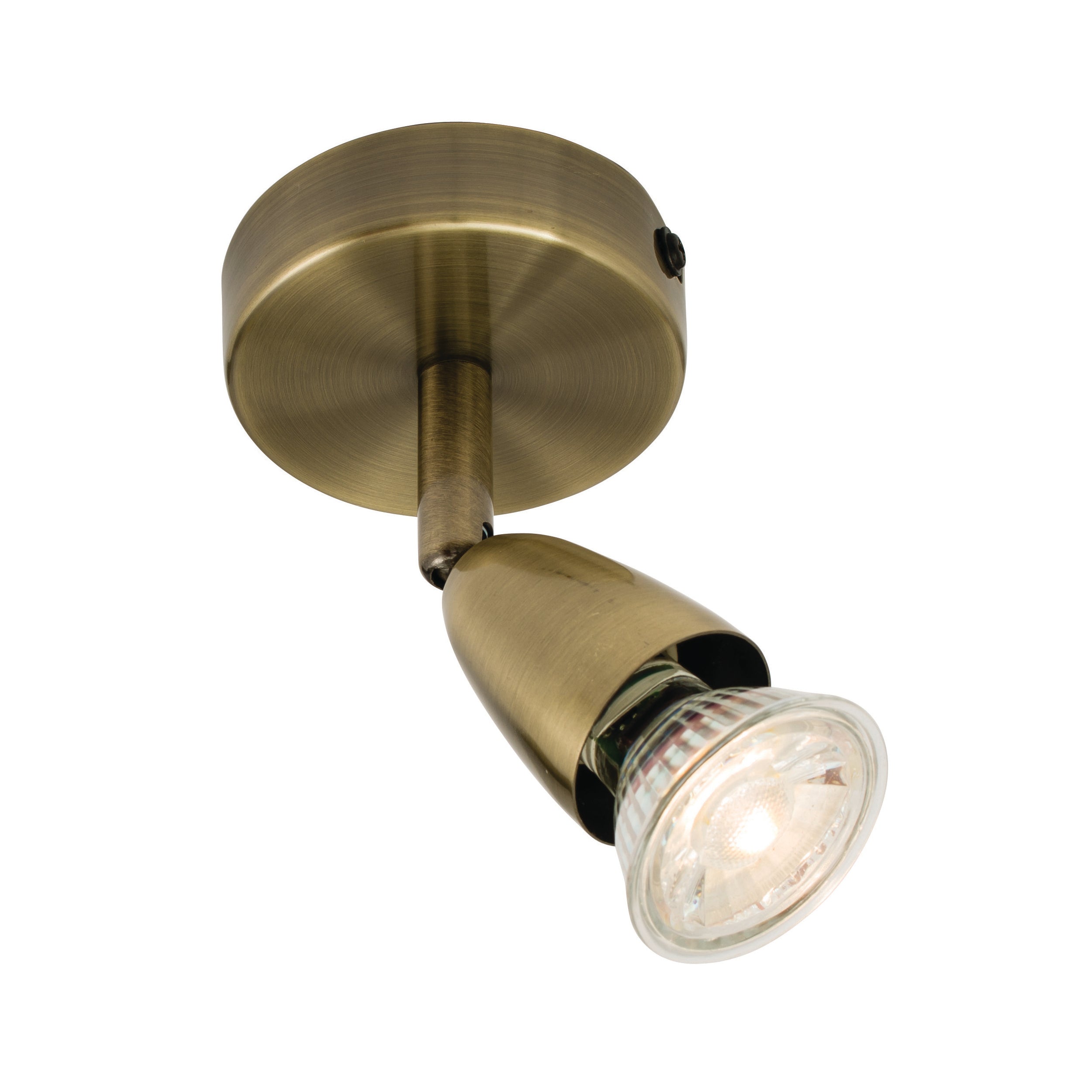 Saxby Lighting Amalfi 1lt antique brass 35W 60998