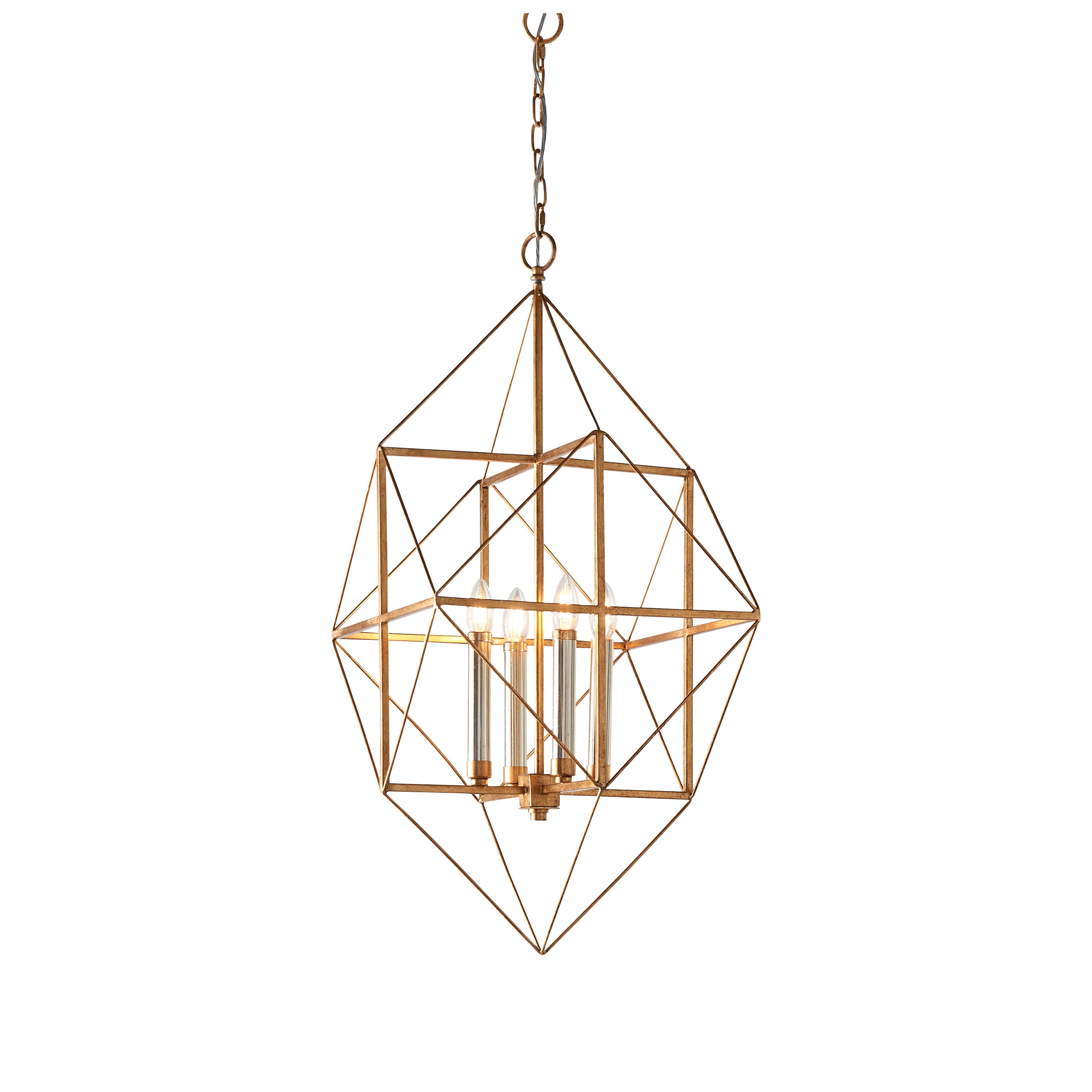Lightologist Antique gold & silver leaf Multi arm lamp Pendant Light WIN1380228