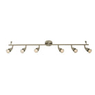 Saxby Lighting Amalfi 6lt bar satin nickel 35W 61003