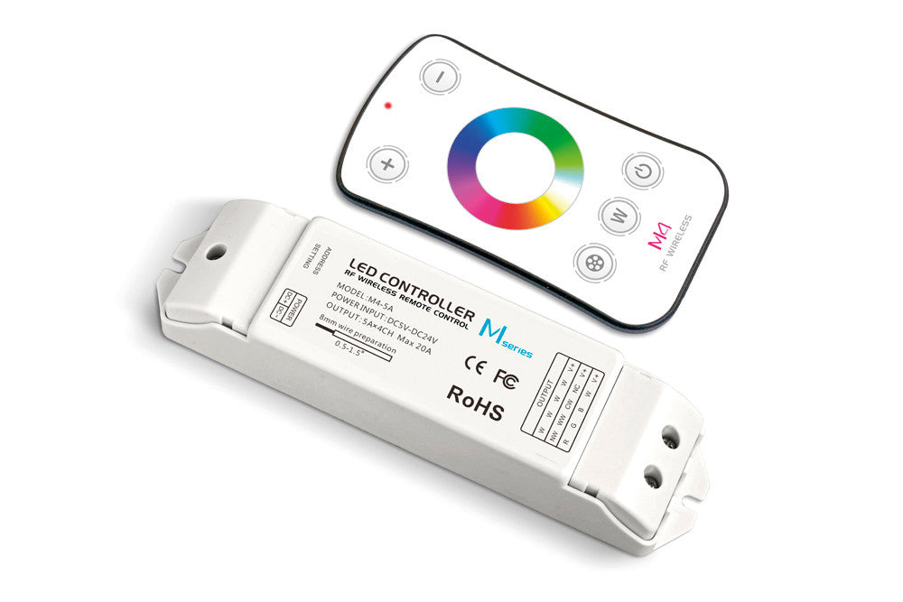 Integral LED RF RECEIVER AND REMOTE TOUCH RGBW 5-24V CONSTANT VOLTAGE 100W(5V) AND 240W(12V) AND 480W(24V) INTEGRAL ILRC007