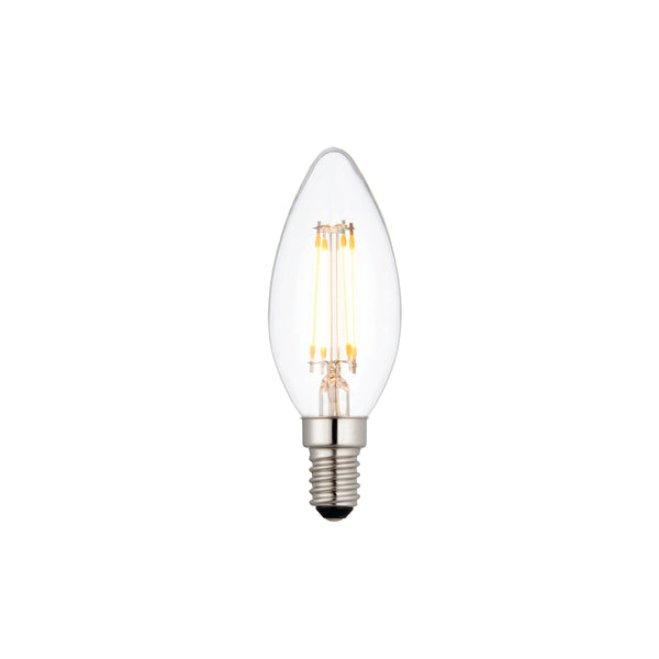 Saxby Lighting E14 LED filament candle dimmable 4W 76798