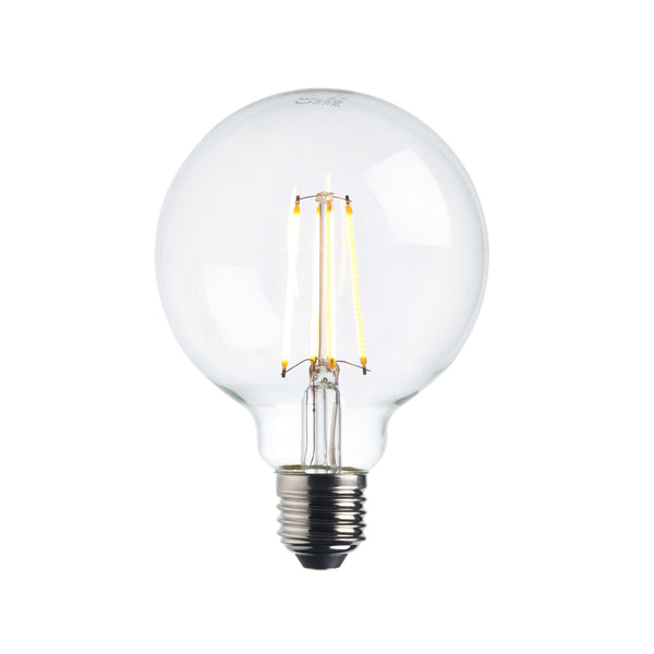 Saxby Lighting E27 LED filament globe dimmable 95mm 7W 76801