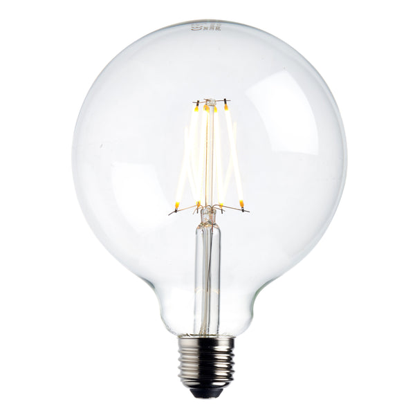 Saxby Lighting E27 LED filament globe dimmable 125mm 7W 76802