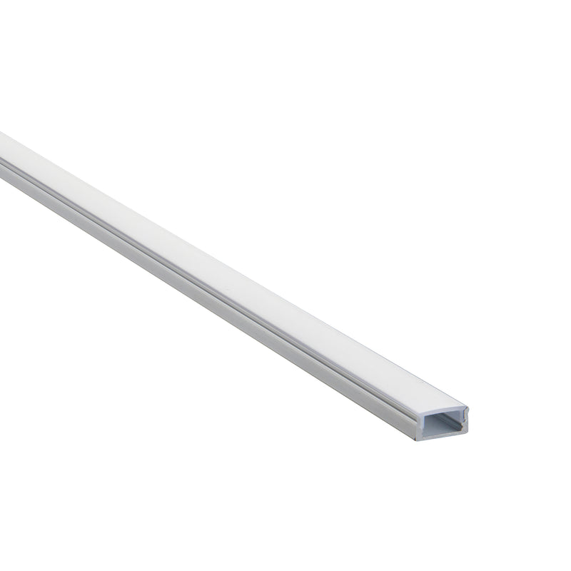 Saxby Lighting RigelSLIM Surface 2m Aluminium Profile/Extrusion Silver 80497