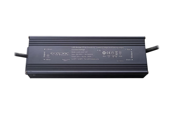 Integral LED CONSTANT VOLTAGE DRIVER 300W 24VDC IP66 TRIAC DIMMABLE 180-240V INPUT 20W MIN LOAD ELED-300P-24T