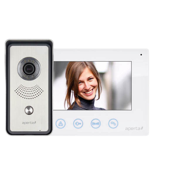 ESP Colour Video Door Entry Kit (White Mon) APKIT