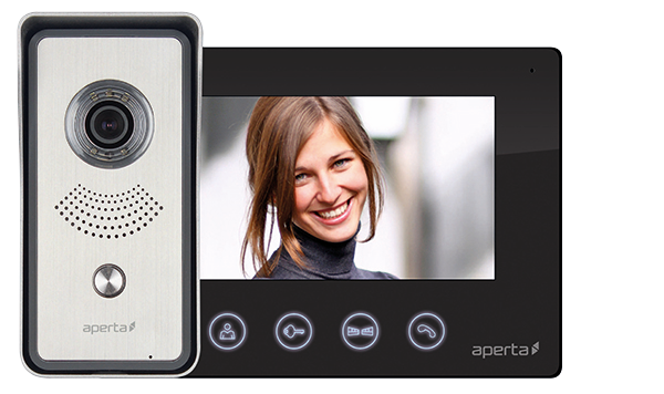 ESP Colour Video Door Entry Kit (Black Mon) APKITBLK