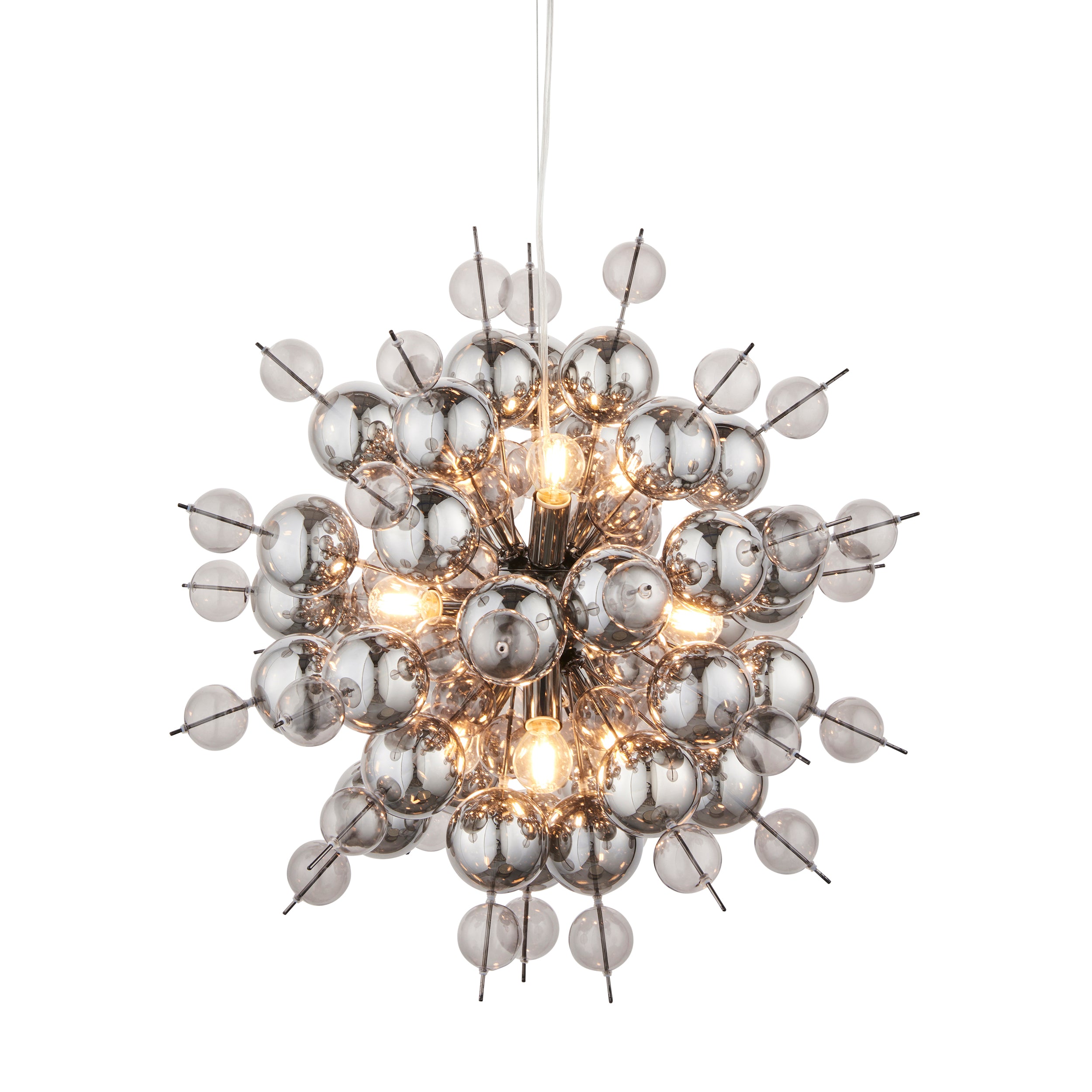 Lightologist Black chrome plate with smoked mirror & tinted glass Multi arm lamp Pendant Light WIN1381583