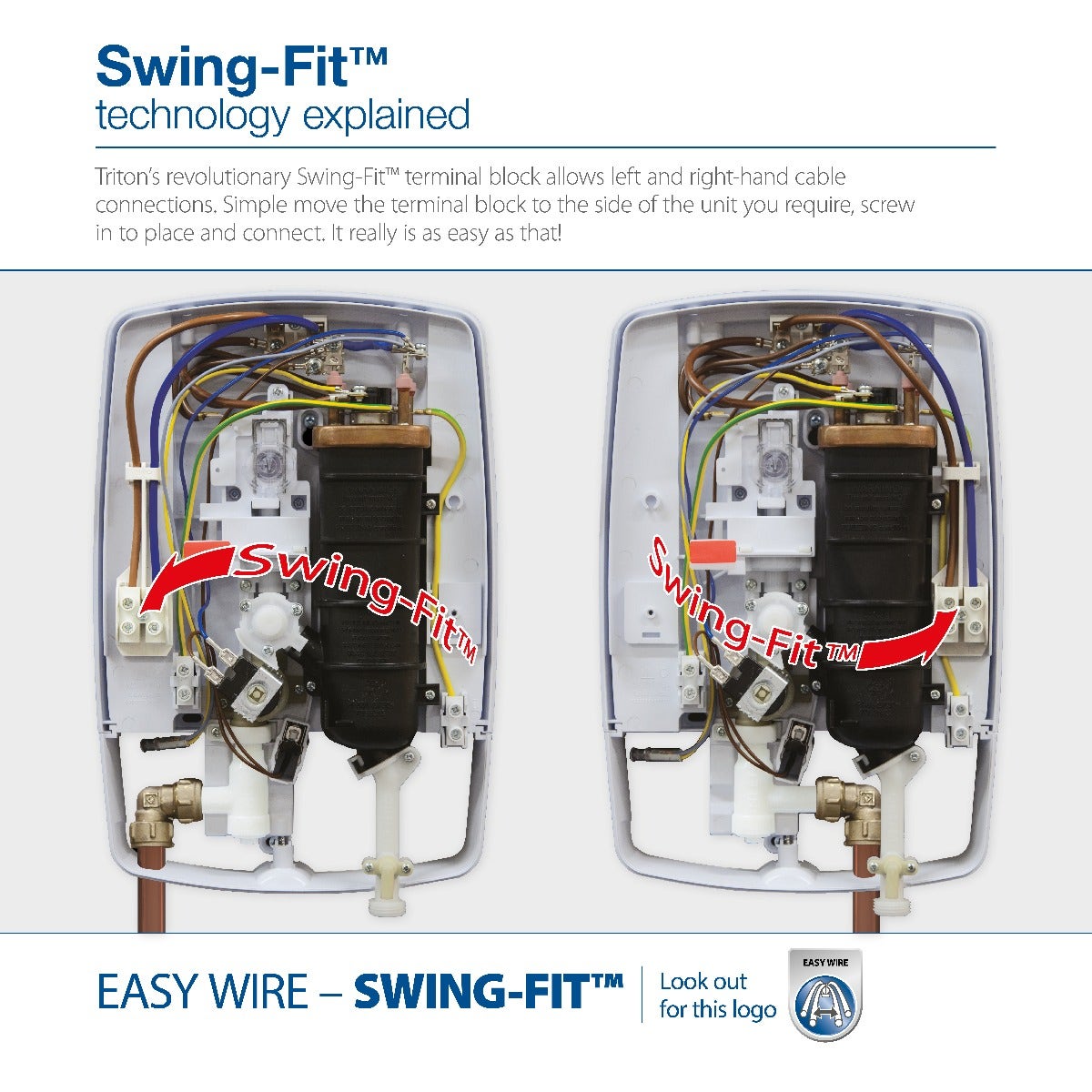Triton T80Z Fast-Fit Electric Shower 8.5Kw - SP8008ZFF