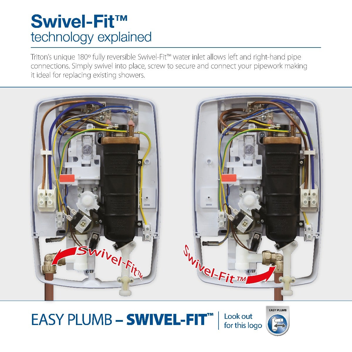 Triton T80Z Fast-Fit Electric Shower 8.5Kw - SP8008ZFF