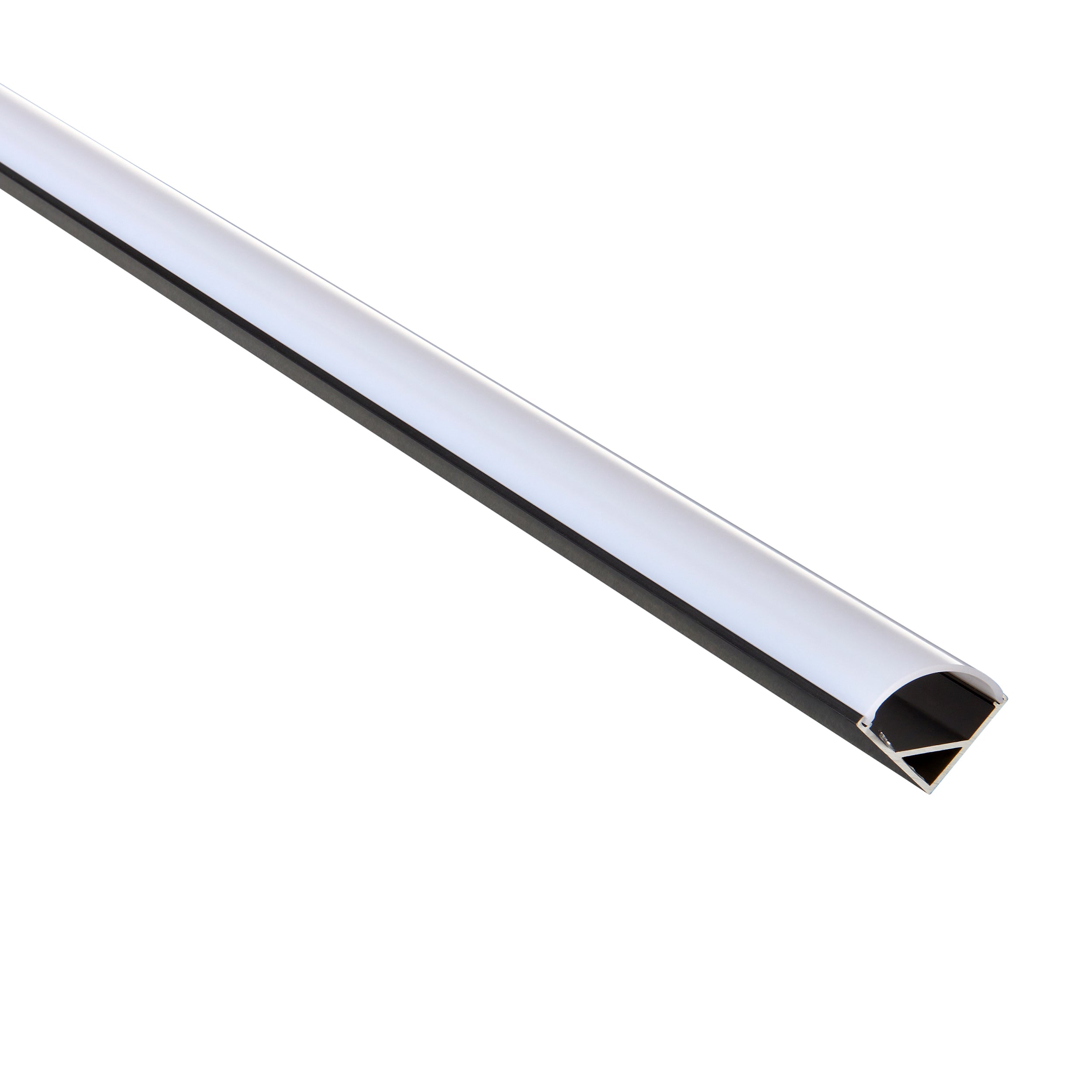 Saxby Lighting Rigel Corner 2m Aluminium Profile/Extrusion Black 108287
