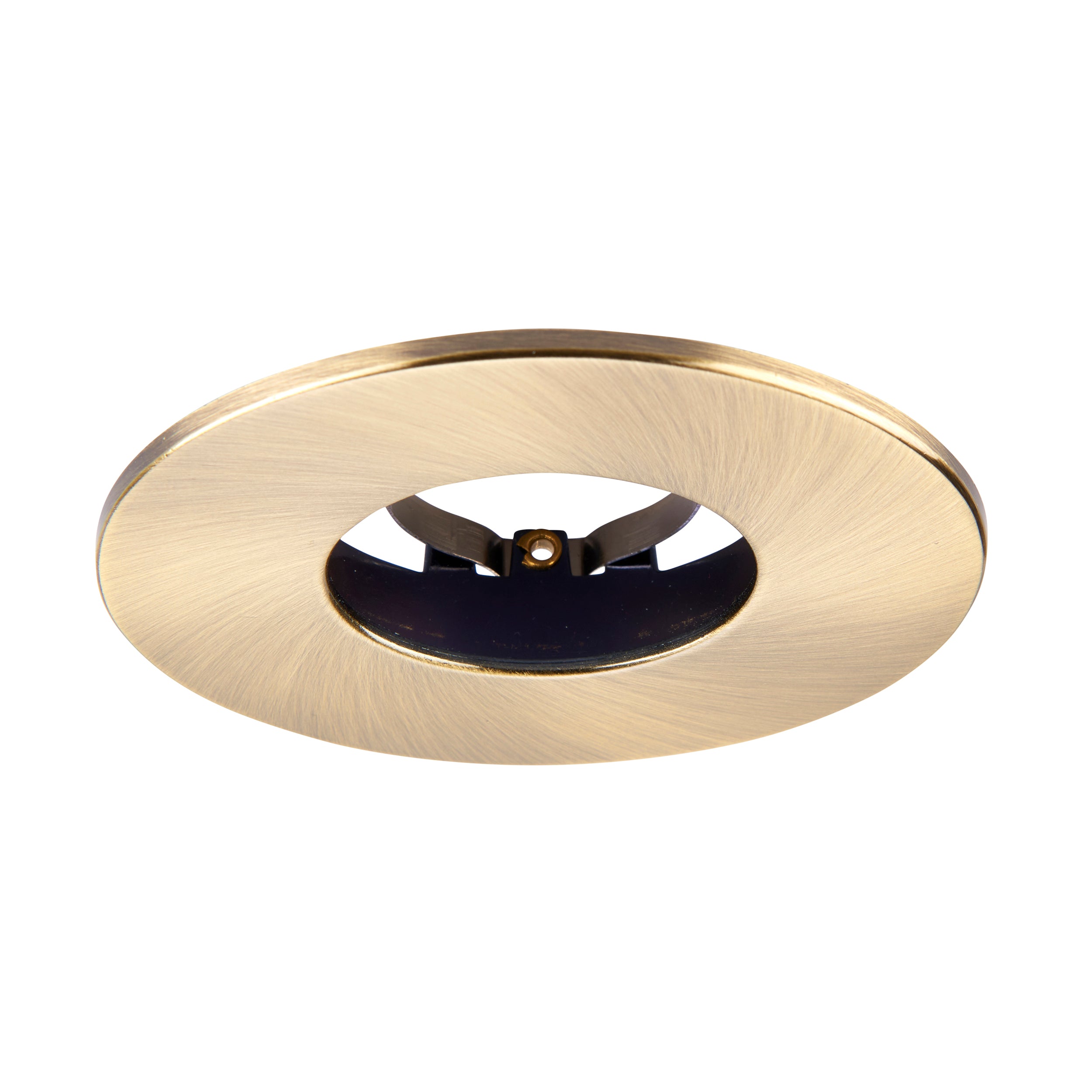 Saxby Lighting Saxby ShieldONE 75 Bezel Fixed - Antique Brass 113298
