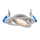 Saxby Lighting Shield360 4CCT Tri Wattage - Satin Nickel IP44 8W cct 119101