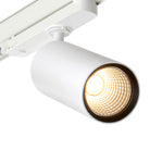 Saxby Lighting Lunaro 3-Phase Multi Wattage Track Head 3000K - Matt White 120334