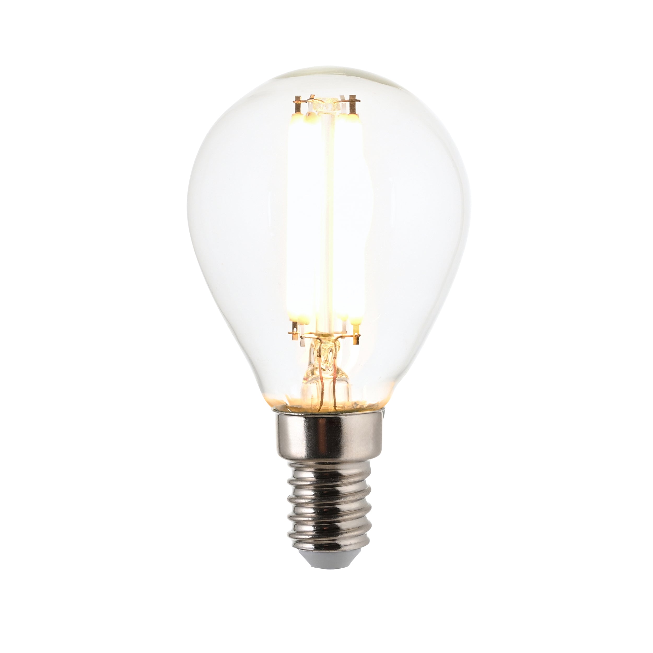 Saxby Lighting E14 LED WHITE FILAMENT GOLF 4.5W | 470LM | 104LM/W | 2700K 120798