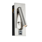 Saxby Lighting Lumos 1lt Wall 3W 3000K - Stainless Steel 120963