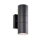 Saxby Lighting Scope 2lt Wall IP65 - Black 121032