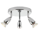 Saxby Lighting Amalfi 3lt Round - Chrome 43279
