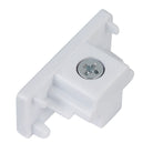 Saxby Lighting Track Dead End Connector - White 49145
