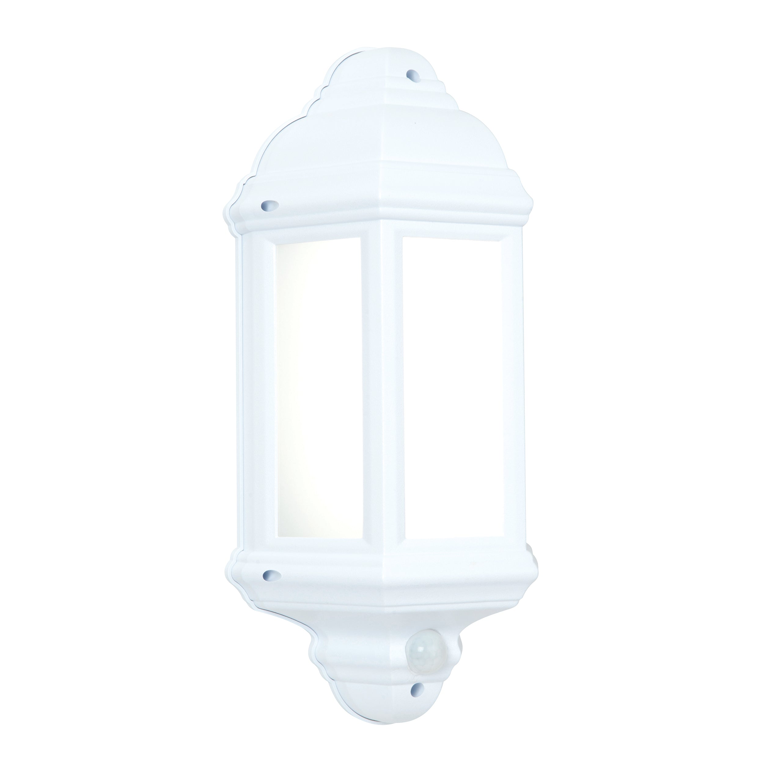 Saxby Lighting Halbury PIR 1lt wall IP44 7W cool white 54554