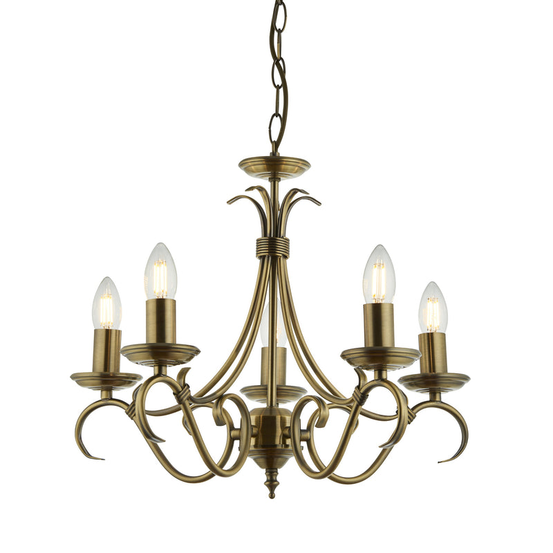Endon Bernice 5lt Pendant Light 2030-5AN